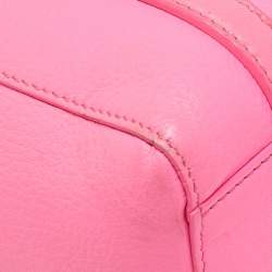 Pre Owned Balenciaga Pink Leather XXS Everyday Tote