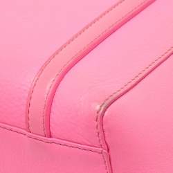 Pre Owned Balenciaga Pink Leather XXS Everyday Tote