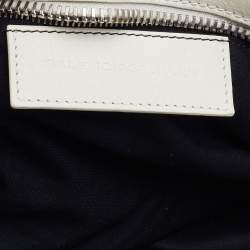 Pre Owned Balenciaga White Leather Giant 21 Silver Hardware Part-Time Tote