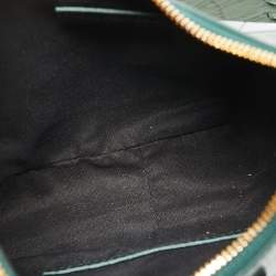 مملوكة مسبقًا Balenciaga Green Croc Embossed Leather XS Le Cagole Shoulder Bag