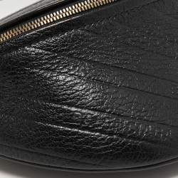 Pre Owned Balenciaga Black Leather Souvenir Belt Bag