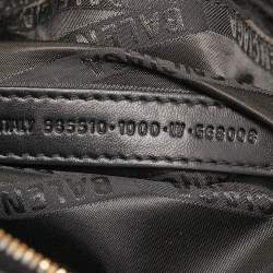 Pre Owned Balenciaga Black Leather Souvenir Belt Bag