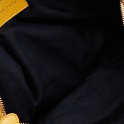 Pre Owned Balenciaga Yellow Leather Giant 21 Gold Hardware Work Tote