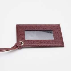 Pre Owned Balenciaga Burgundy Leather Mini Paper Flap 2Way Tote