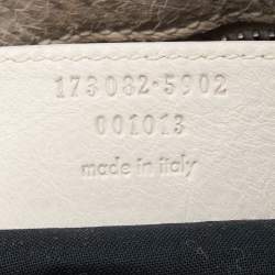 Pre Owned Balenciaga White Leather Giant 21 Silver Hardware Part-Time Tote