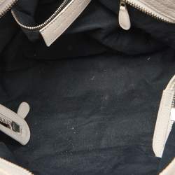 Pre Owned Balenciaga White Leather Giant 21 Silver Hardware Part-Time Tote