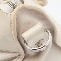 Pre Owned Balenciaga White Leather Giant 21 Silver Hardware Part-Time Tote