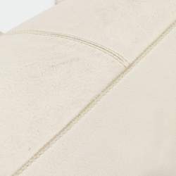 Pre Owned Balenciaga White Leather Giant 21 Silver Hardware Part-Time Tote