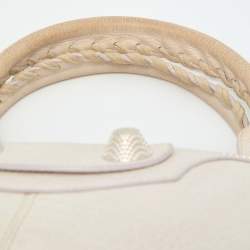 Pre Owned Balenciaga White Leather Giant 21 Silver Hardware Part-Time Tote