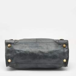 Pre Owned Balenciaga Grey Leather Classic GGH Work Bag