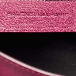 Pre Owned Balenciaga Burgundy Leather RGH Classic City Tote