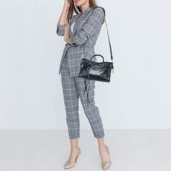 Pre Owned Balenciaga Black Leather Small Classic City RH Tote