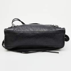 Pre Owned Balenciaga Black Leather Small Classic City RH Tote