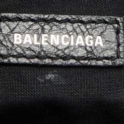 Pre Owned Balenciaga Black Leather Small Classic City RH Tote