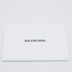 Pre Owned Balenciaga Silver Leather XS Le Cagole Chain Shoulder Bag