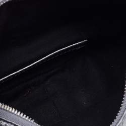 Pre Owned Balenciaga Silver Leather XS Le Cagole Chain Shoulder Bag