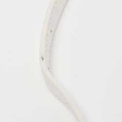 Pre Owned Balenciaga White Graffiti Leather Everyday Crossbody Bag