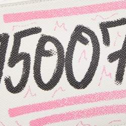 Pre Owned Balenciaga White Graffiti Leather Everyday Crossbody Bag