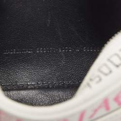 Pre Owned Balenciaga White Graffiti Leather Everyday Crossbody Bag