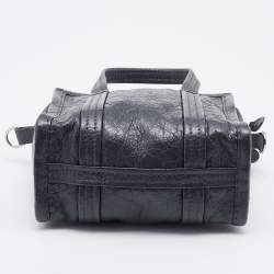 Pre Owned Balenciaga Grey Leather XS Bazar Shopper Tote