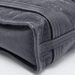 Pre Owned Balenciaga Grey Leather XS Bazar Shopper Tote