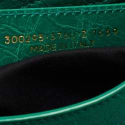 Pre Owned Balenciaga Green Leather Mini RH Classic City Bag