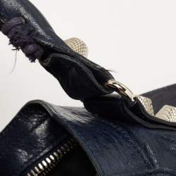 Pre Owned Balenciaga Blue Leather GGH Part Time Bag