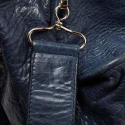 Pre Owned Balenciaga Blue Leather GGH Part Time Bag