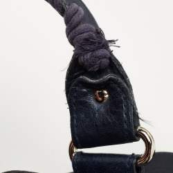 Pre Owned Balenciaga Blue Leather GGH Part Time Bag