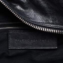 Balenciaga Black Quilted Chevre Leather Matelassé GM Bag