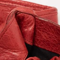 Pre Owned Balenciaga Red Leather RH City Tote
