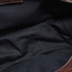 Pre Owned Balenciaga Brown Quilted Matelassé Leather MM Bag