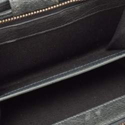 مملوكة مسبقًا Balenciaga Dark Green Leather French Flap Wallet