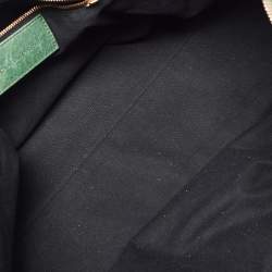 Pre Owned Balenciaga Green Leather GGH Work Tote