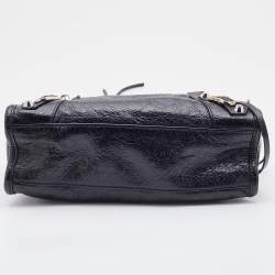 Pre Owned Balenciaga Black Leather Mini RH Classic City Bag