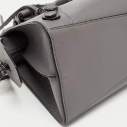 Pre Owned Balenciaga Grey Leather Small Neo Classic Tote