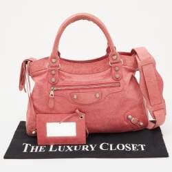 Balenciaga Pink Leather RSH Town Bag