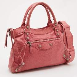 Balenciaga Pink Leather RSH Town Bag