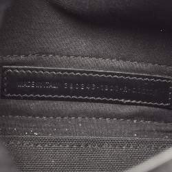 Pre Owned Balenciaga Black/White Canvas and Leather XS Cabas Tote