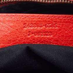 Pre Owned Balenciaga Rose Corail Leather Classic Hip Crossbody Bag
