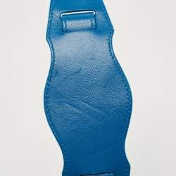 Pre Owned Balenciaga Blue Leather Small City Tote Bag