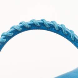 Pre Owned Balenciaga Blue Leather Small City Tote Bag