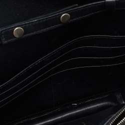 Pre Owned Balenciaga Black Leather B Dot Wallet on Chain