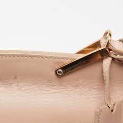 Pre Owned Balenciaga Pink Leather Le Dix Cartable Top Handle Bag