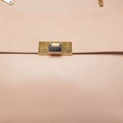 Pre Owned Balenciaga Pink Leather Le Dix Cartable Top Handle Bag