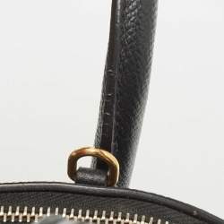 Pre Owned Balenciaga Black Leather Small Ville Bag