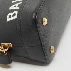 Pre Owned Balenciaga Black Leather Small Ville Bag