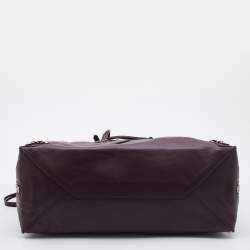 Pre Owned حقيبة بالنسياغا بابيير A4 جلد أحمر