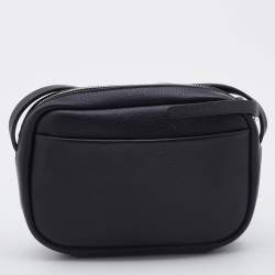 Pre Owned Balenciaga Black Leather Everyday Camera Bag
