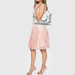 مملوكة مسبقًا Balenciaga Gris Aluminum Leather RGH City Tote